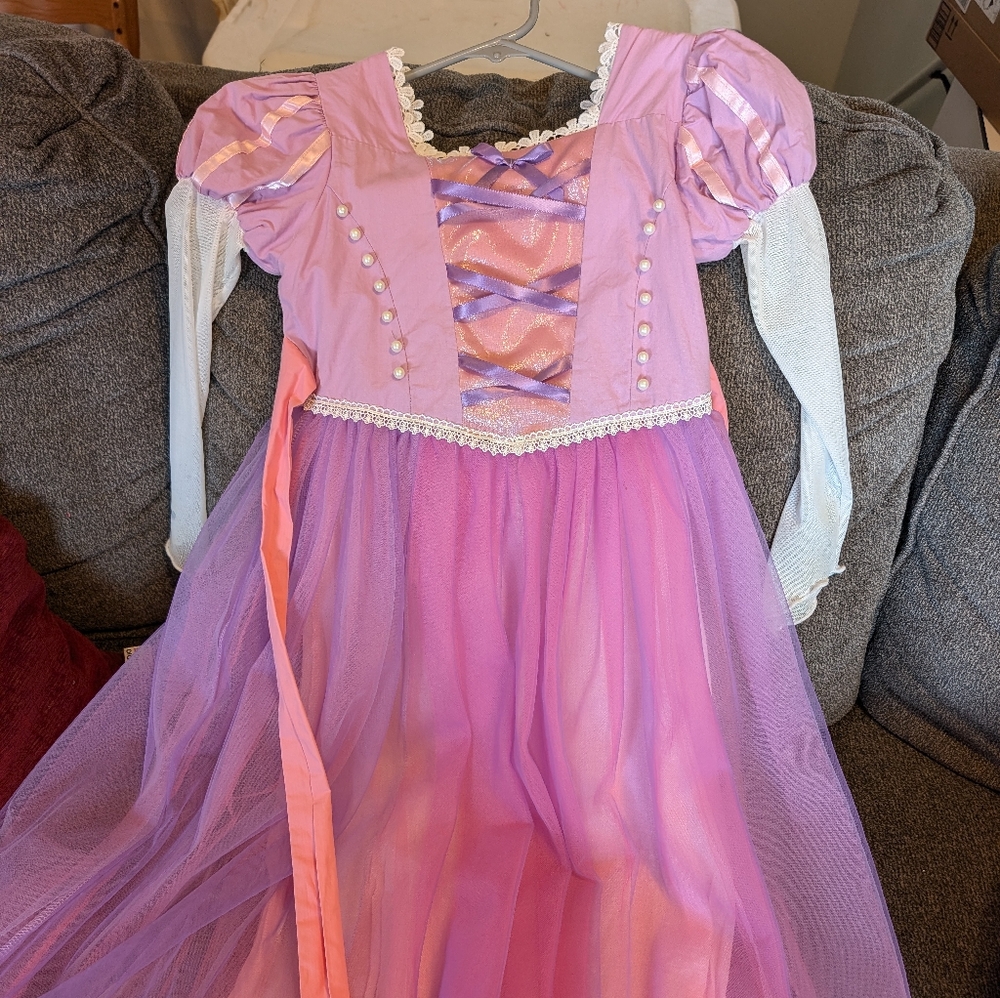 Little girls princess Rapunzel dress size 5-6
